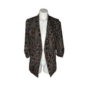 BABATON Power Hip Blazer Snake Print Size 4